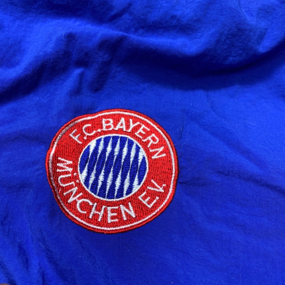 Adidas Jacket Mens S/M Red Blue Vintage 1993/94 FC Bayern Munich Windbreaker 90s - Picture 3 of 16